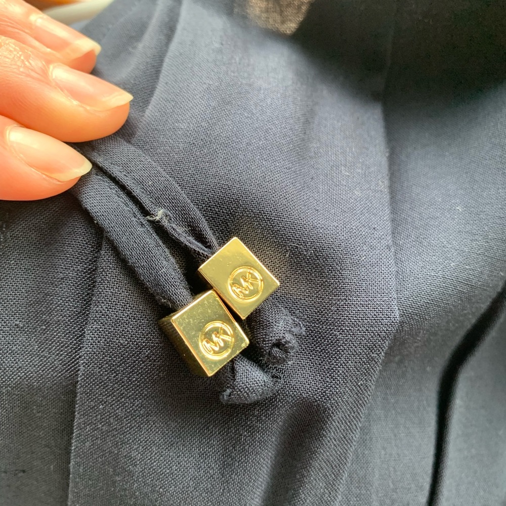 MICHAEL KORS long navy maxi dress - Picture 4 of 5